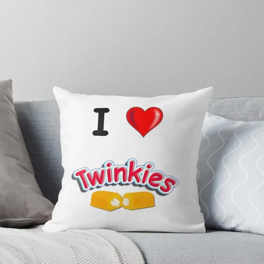 

I Love Twinkies Throw Pillow Couch Cushions Cushions For Children Ornamental Pillow autumn pillowcase pillow