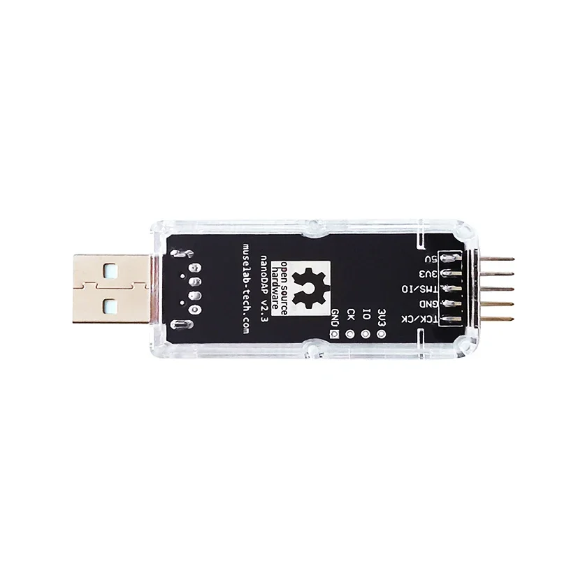 FireChip CMSIS-DAP/DAPLink 3.3/1.8V Debug Probe STM32 NRF51/52 ARM Cortex-M MCU JTAG/SWD/CDC Serial Port/Drag