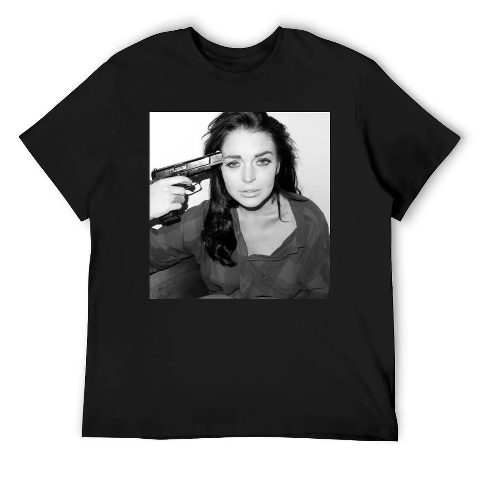 

Lindsay Lohan - Gun to head T-Shirt
