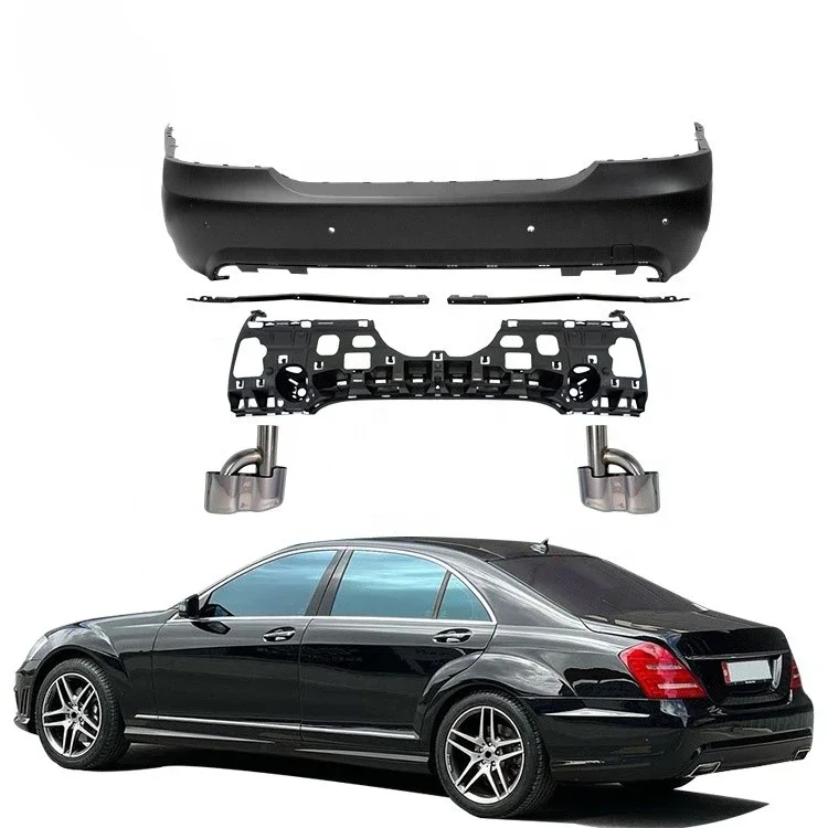 W221 upgrade to S63 S65 AMG Style body kit For Benz S-Class w221 S500 S350 S55 facelift bodykit