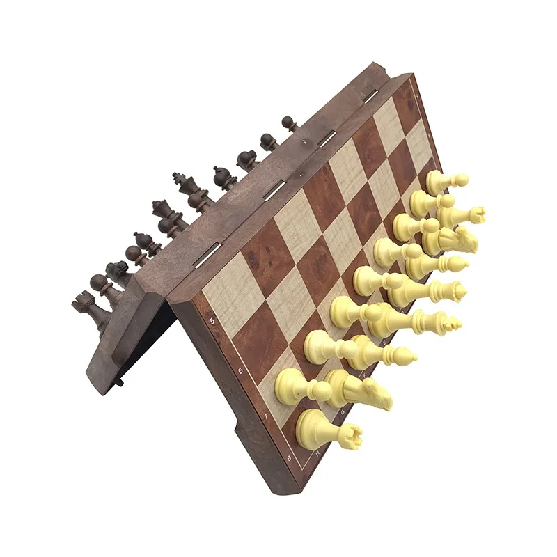Chess Magnetic Folding Chessboard Plastic Chess Pieces Magnetic Chess Games Checkerboard 30*30*2cm Entertainment Game