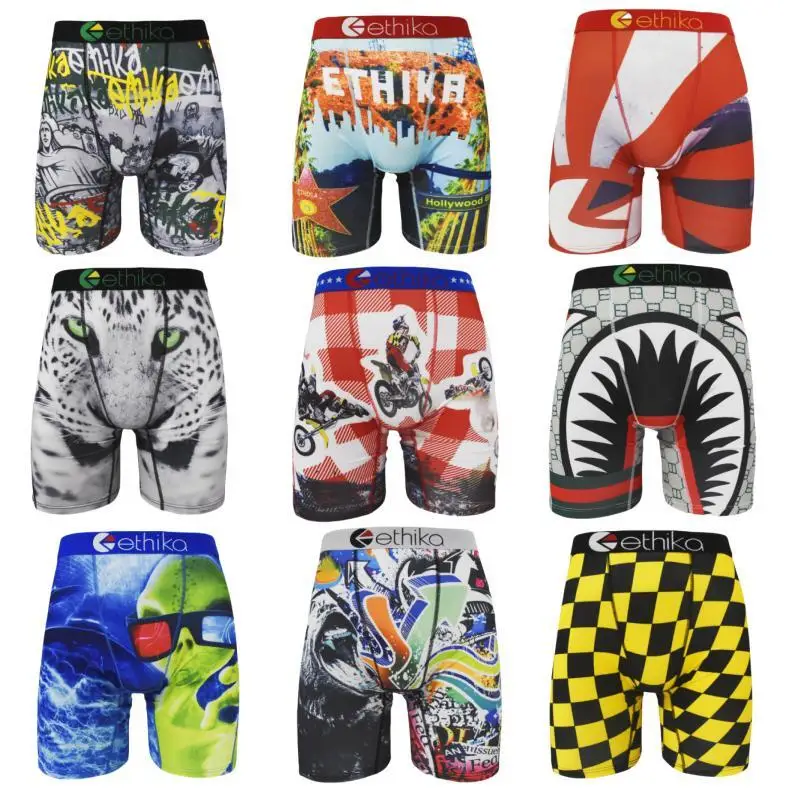 

men's underwear boxer fashion print men's panties underwear men's panties boxer shorts shorts pants plus size breathable men's b