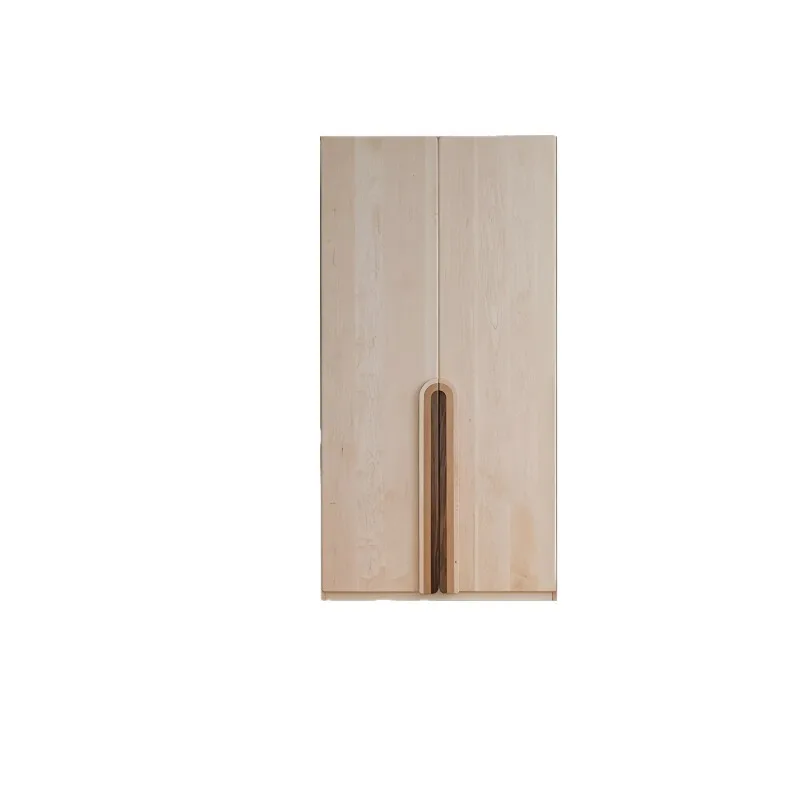All solid wood large capacity double door storage whole wall cabinet c