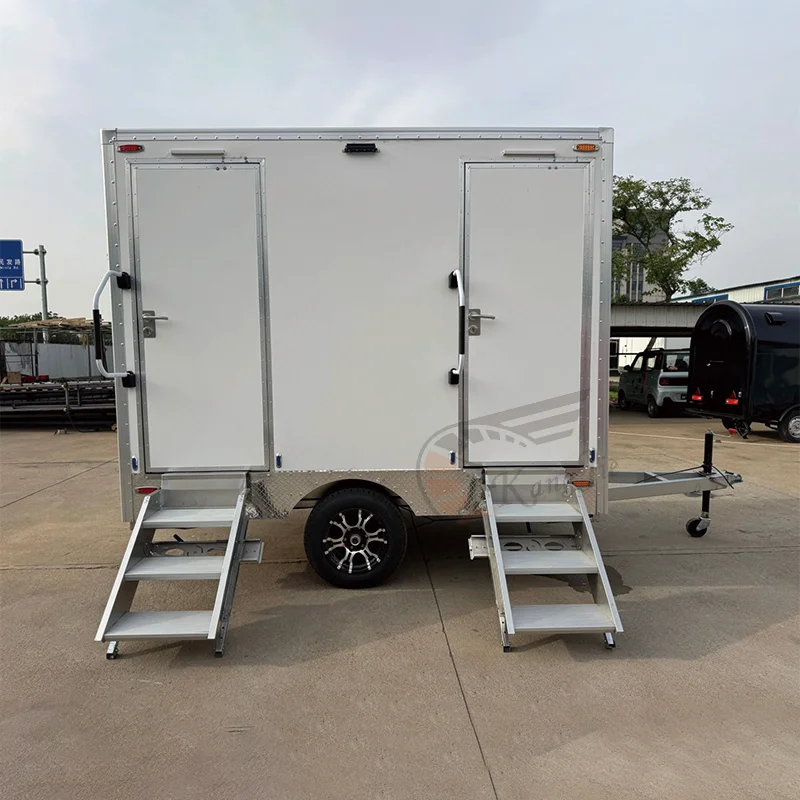 

Outdoor Luxury Toilet Trailer Beach Wedding Outdoor Party Toilets Mobile Trailer Various Application Scenarios