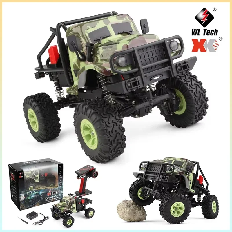 

WLtoys 184021 Rc автомобиль 4WD электрический внедорожник для скалолазания в масштабе 1:18 дистанционное управление высокоскоростной гусеничный автомобиль для скалолазания игрушки для детей