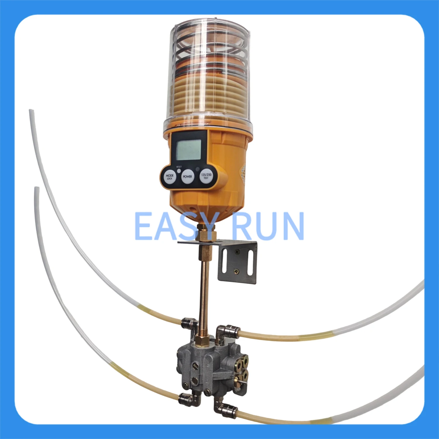  4-Port Progressive Lubrication Distributor for Multi-Station Production Lines