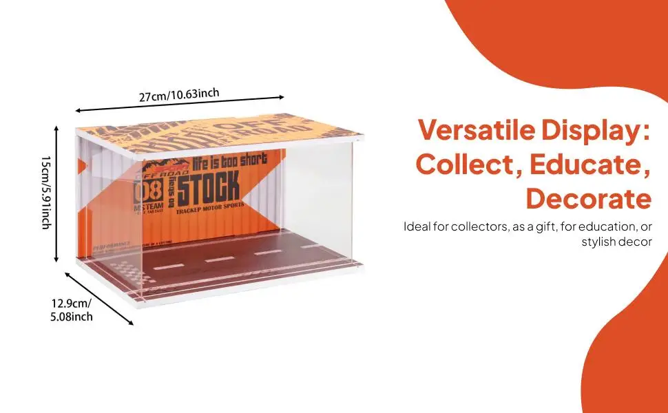 

Витрина для миниатюрных моделей автомобилей масштаба 1:24 с LED-подсветкой для коллекционеров и создания гаражной сцены