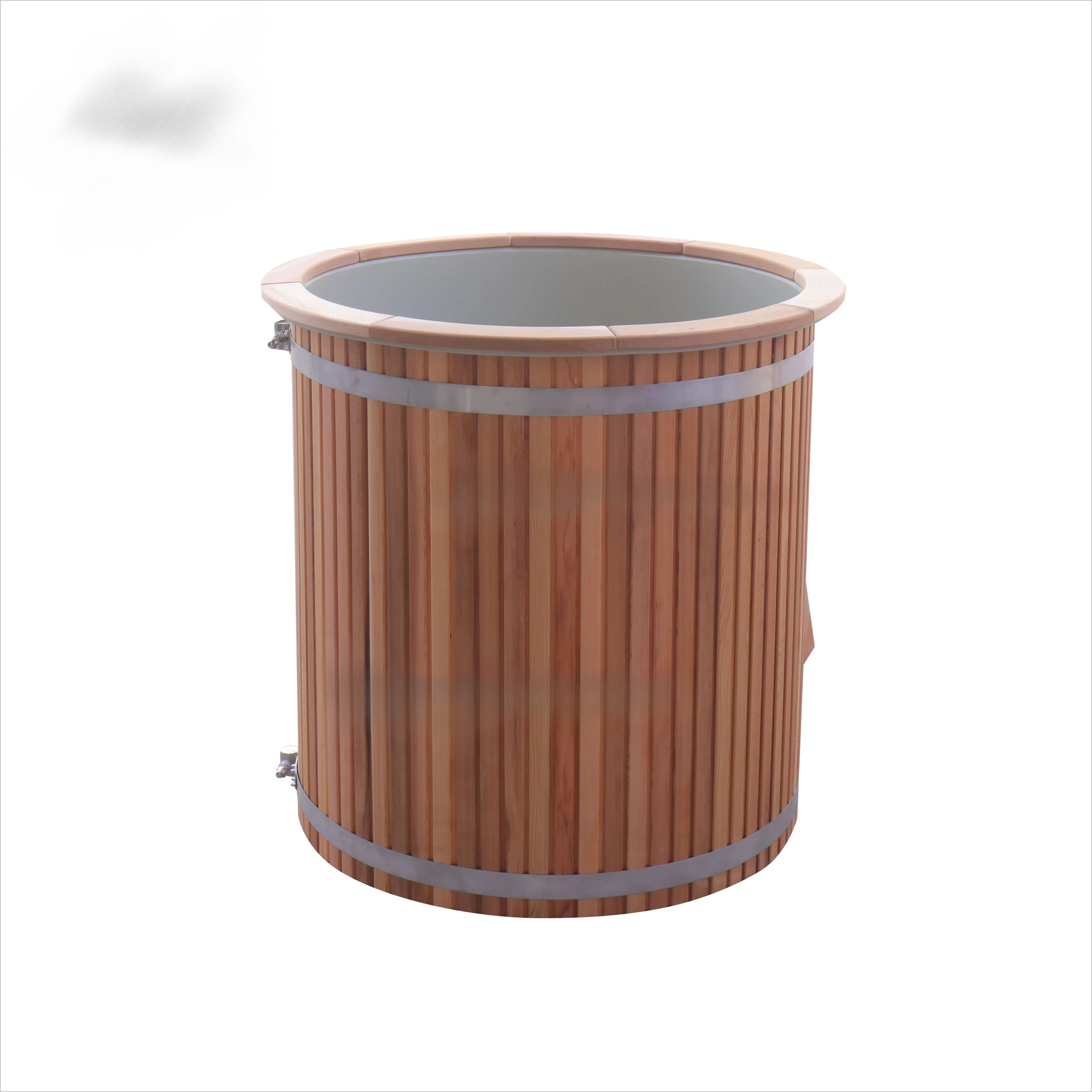 Wood Grain Refrigerated Tub Physical Restoration cold plunge pool Freestanding Tub Ice barrel Shower Soaking Tub Ice Bucket