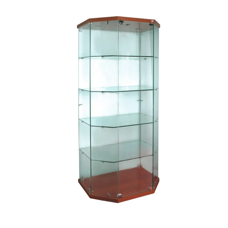 custom.Home Living Room LED Light Glass Wine Cabinet, Shopping Mall Product Glass showcase