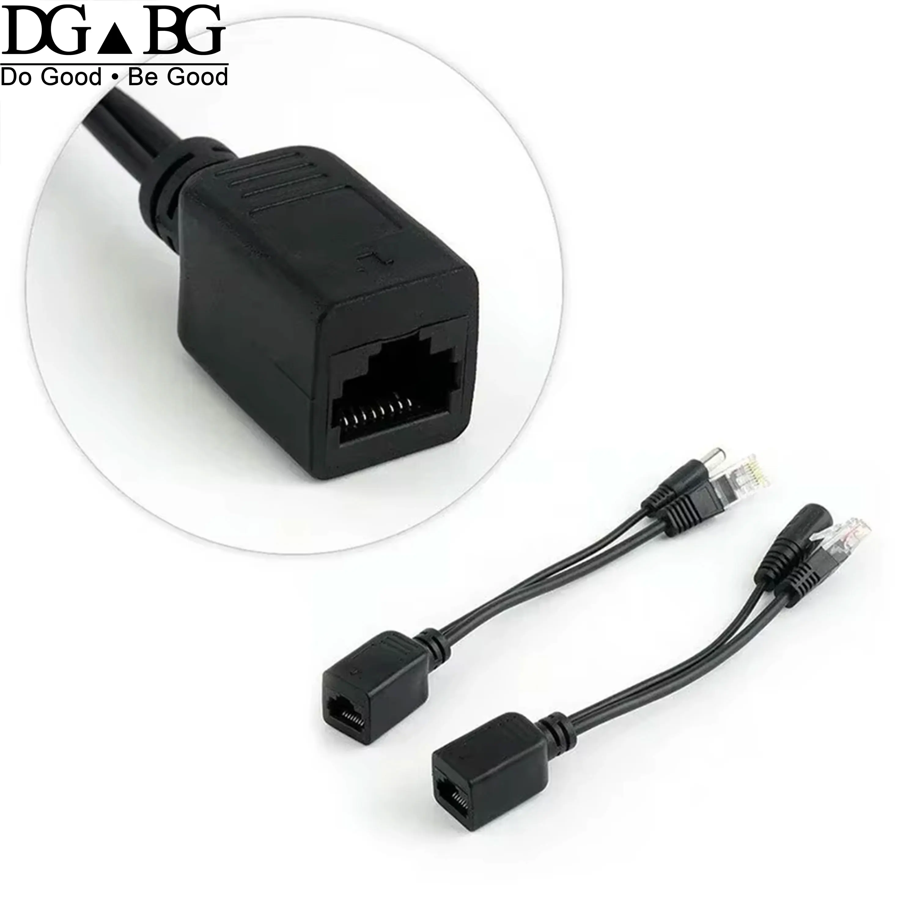 1/5/10 Pair POE Cable Passive Power Over Ethernet Adapter Cable POE Splitter Injector Power Supply Module 12v For IP Camera