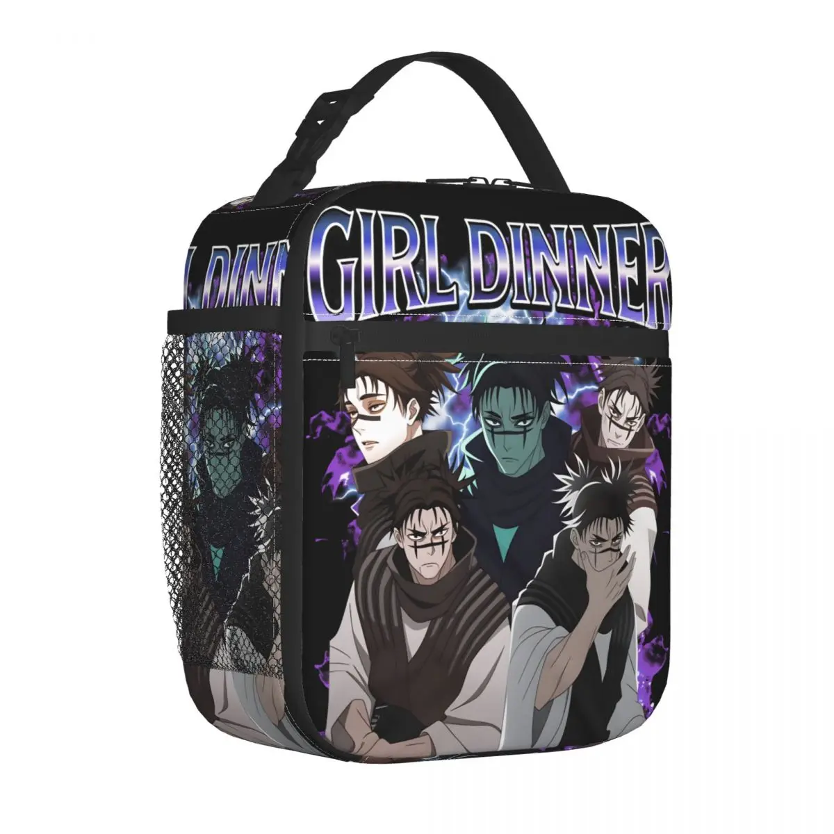 

Choso Insulated Lunch Bag Cooler Bag Reusable Meal Container JJK Kaisens Anime Large Tote Lunch Box Men Women College Travel