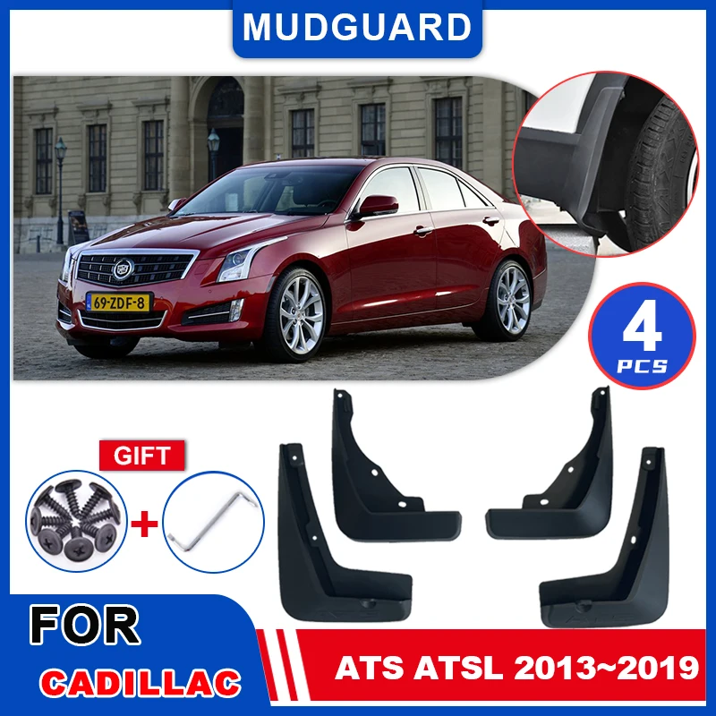 

For Cadillac ATS ATSL 2013~2019 2014 Mudguards Mudflaps Fender Mud Flap Splash Front Wheel Auto Parts Guards Cover Accessories