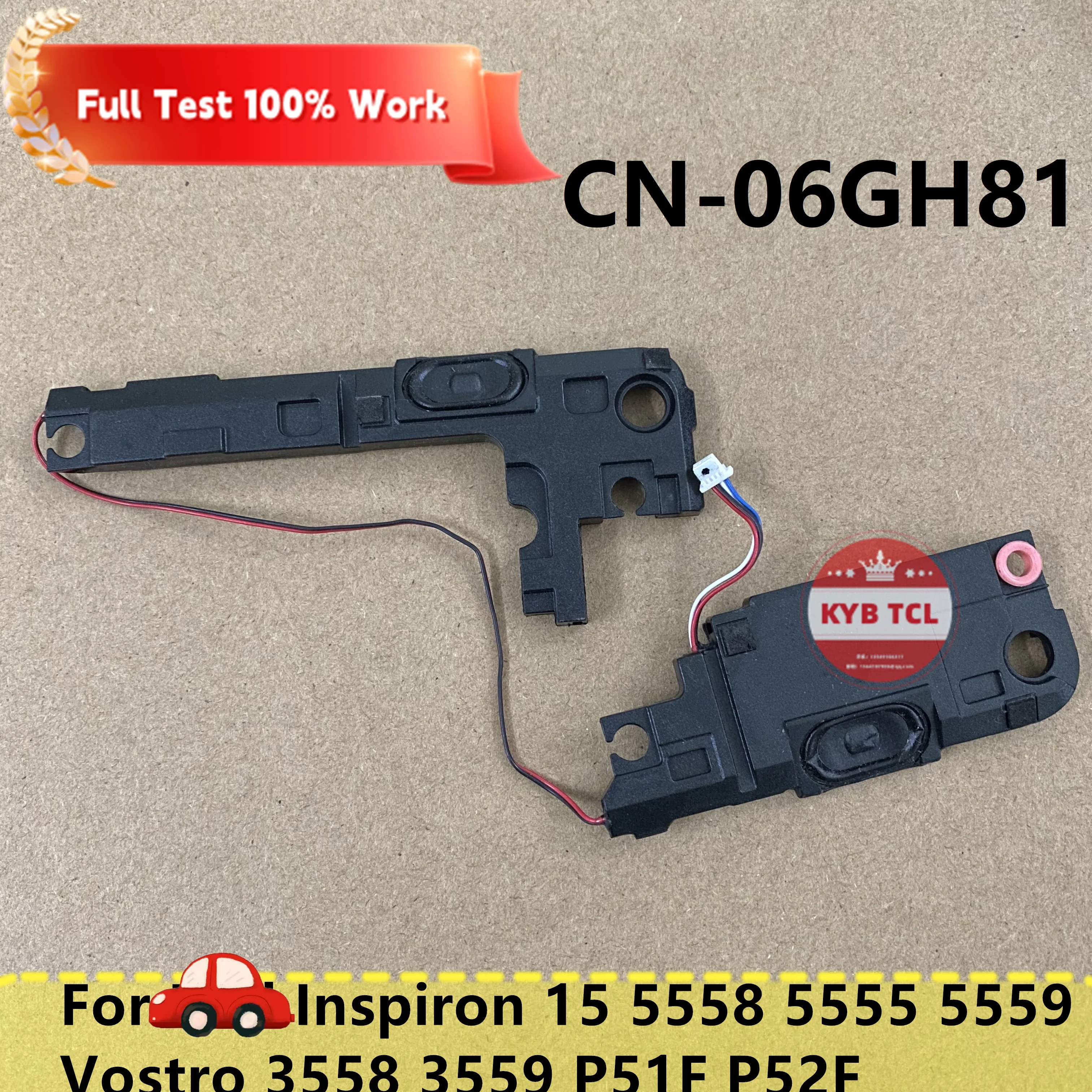 Laptop Internal Speaker For Dell Inspiron 15 5558 5555 5559 Vostro 3558 3559 P51F P52F Genuine Notebook 6GH81 06GH81 CN-06GH81