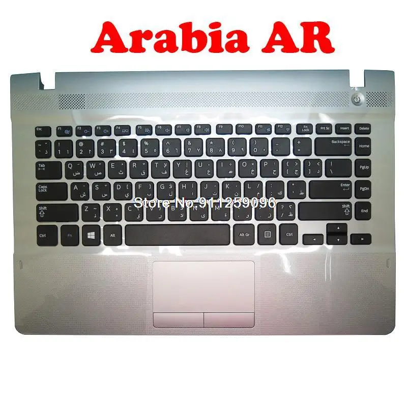 

Thailand TI Arabia AR Laptop PalmRest&keyboard For Samsung NP270E4V NP270E4E 270E4E 270E4V Upper Case Touchpad Speaker New