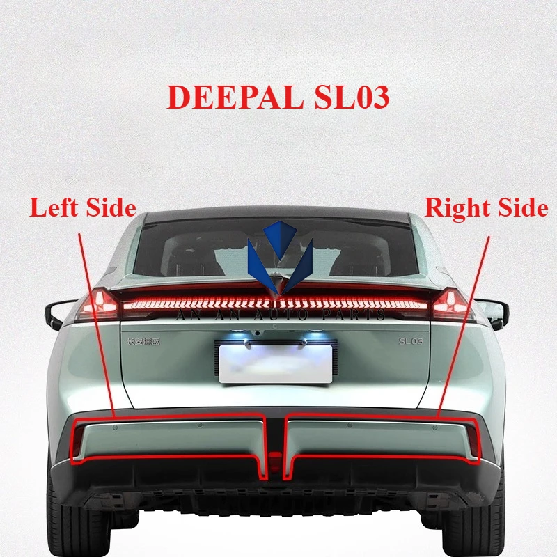 Original Rear Bumper Decoration Panel Trim Panel No Painting for CHANGAN DEEPAL SL03
