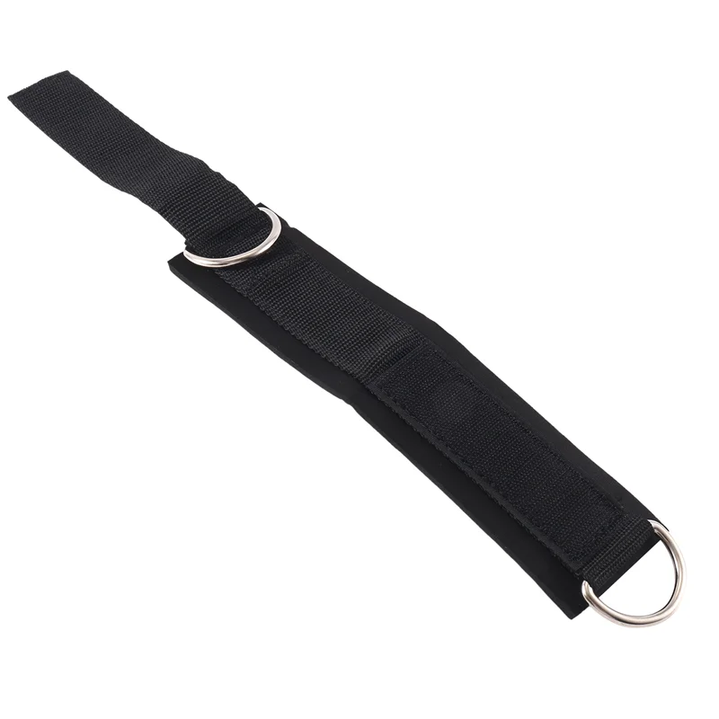 

2Pcs Fitness Equipment Gym Ankle Strap Padded Double D-Ring Adjustable Ankle Weight Leg Training Brace Support