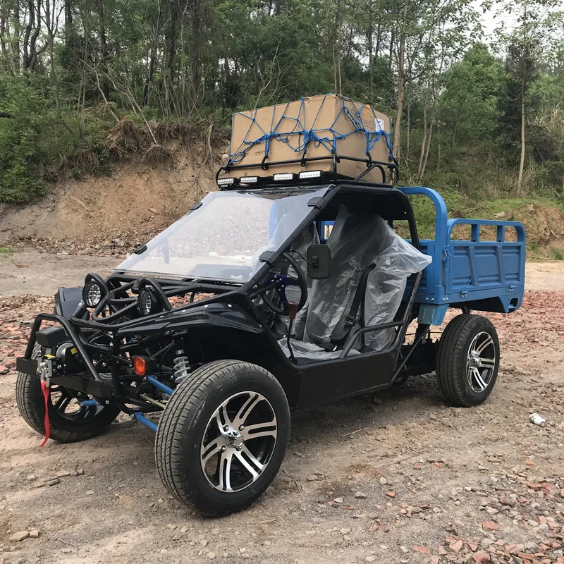 Kart Automatic Four-Wheel Off-Road Agricultural Cargo Bucket with Axle Drive Differential Lock Electric Fuel for Farmers
