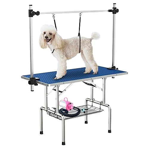 

LIZE Pet Grooming Table for Large Dogs Adjustable Height Heavy Duty Portable Trimming Drying Table
