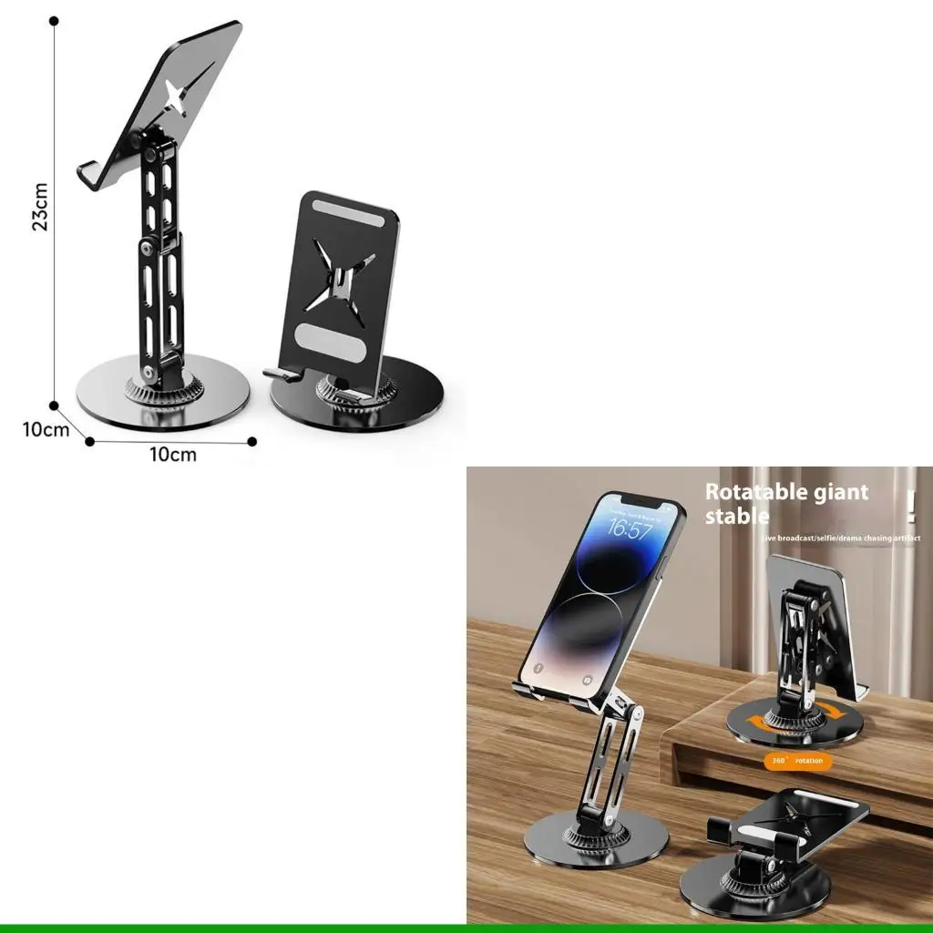 

U55C Aluminum Alloy Phone Stand Multi Rotate Tablet Dock Holder Desktop Bracket For Mobile Devices