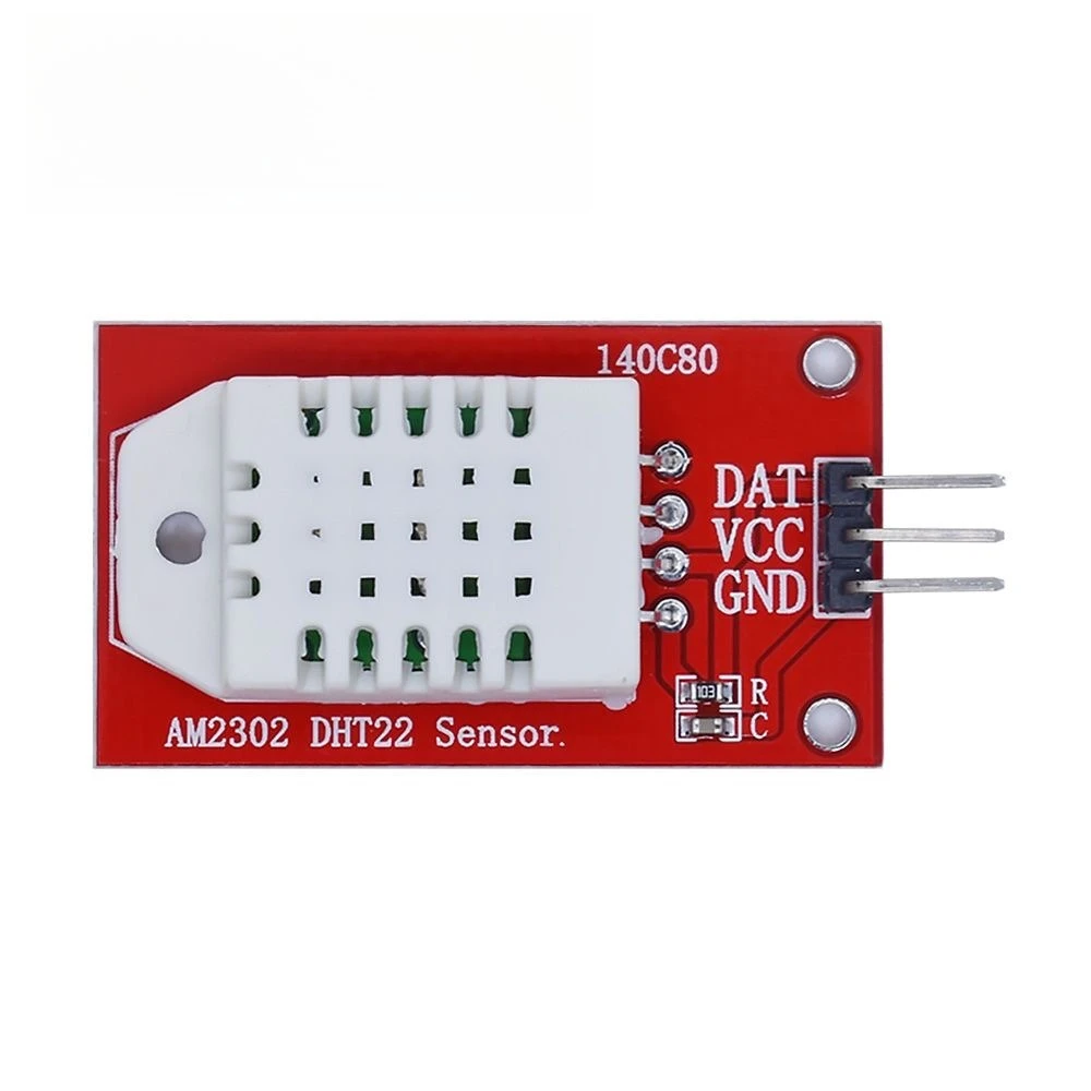 

2pcs AM2302 DHT22 Digital Temperature Humidity Sensor Module Red Board for Arduino Microcontroller