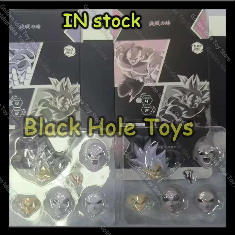 

In Stock Black Hole Toys Dragon Ball Z SHF SSJ Super Saiyan Furious Hero Son Goku Jiren Heads Accessories Kit Action Figure Toys