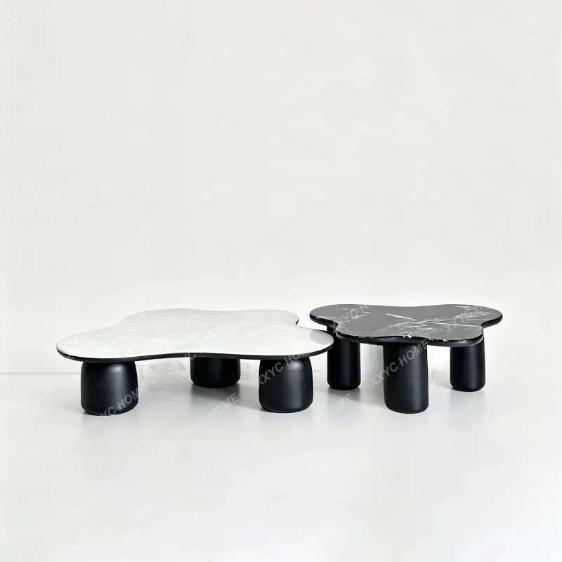 XX minimalist light luxury square and special-shaped combination coffee table