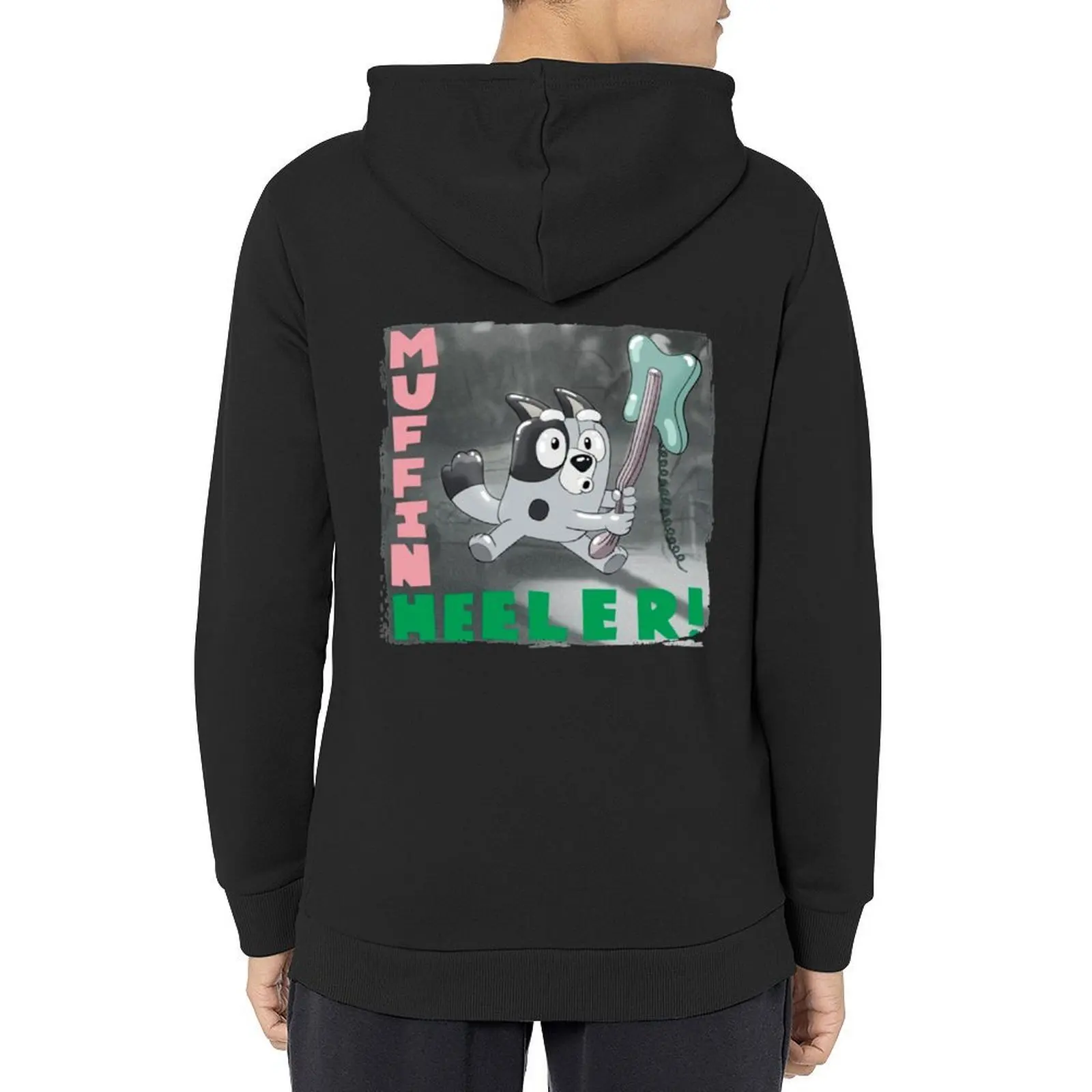 

Muffin Heeler! Vintage Hoodie men's clothing mens clothes men's sweat-shirt men's sweat-shirt set mens hoodie