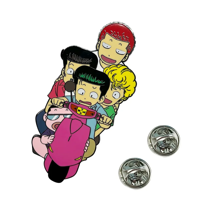 Imagem -02 - Clássico Anime Lapel Pins para Mochila Hard Esmalte Broches Emblemas de Metal para Vestuário Acessórios de Moda A2825