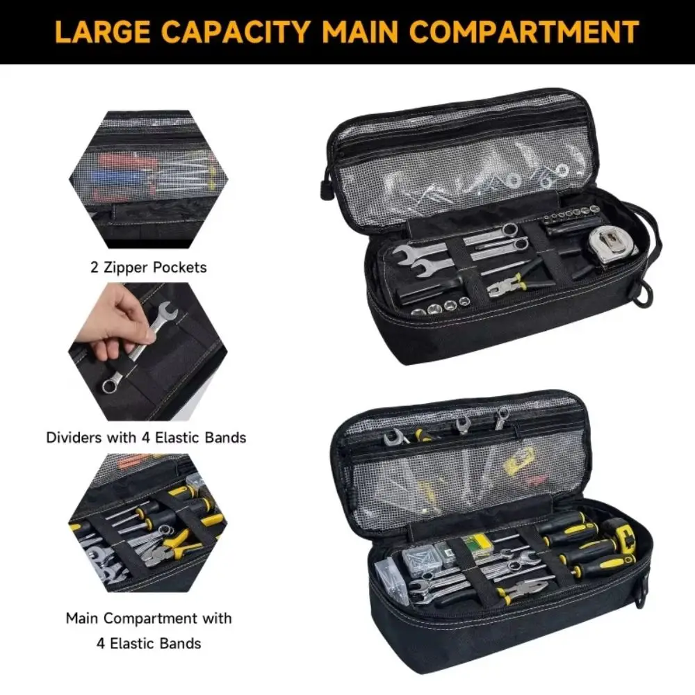 Hammer Outdoor Toolkit Ground Spikes Wear-resistant Camping Storage Bag High Capacity Practical Tent Accessories Tool Pounch