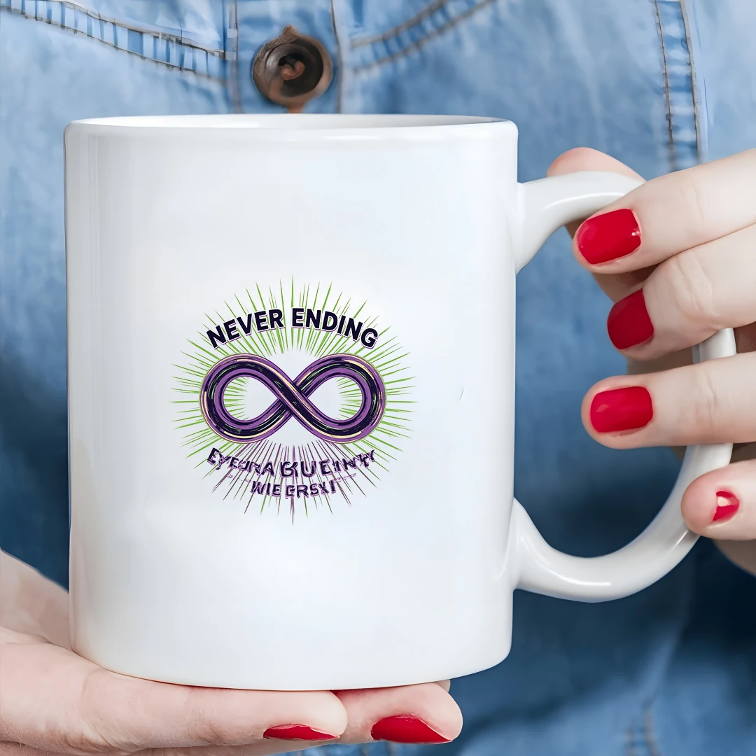 11oz Infinity Cup Never Ends EYERNA BUENIK Christmas Gift Family Kids Cold & Hot Beverage Cup