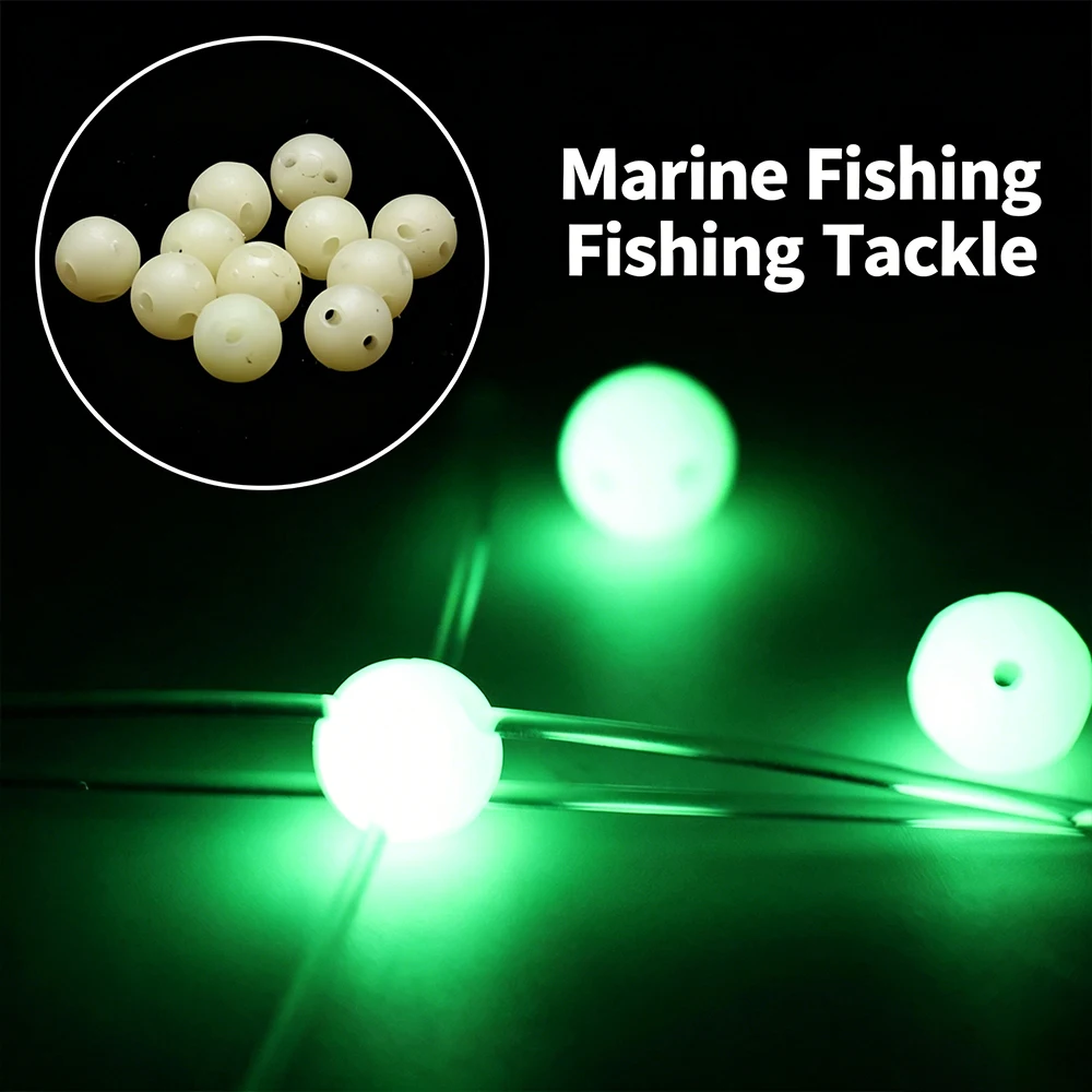 Cuentas luminosas en forma de cruz – Espaciadoras nocturnas para líneas de pesca - imagen 4