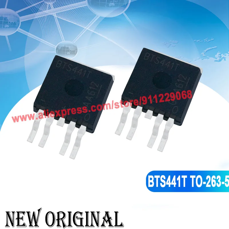 (5 Pieces) BTS441T TO-263-5 / BTS410E2 / BTS7930B  45V 30A / BTS247Z 55V 33A TO-263