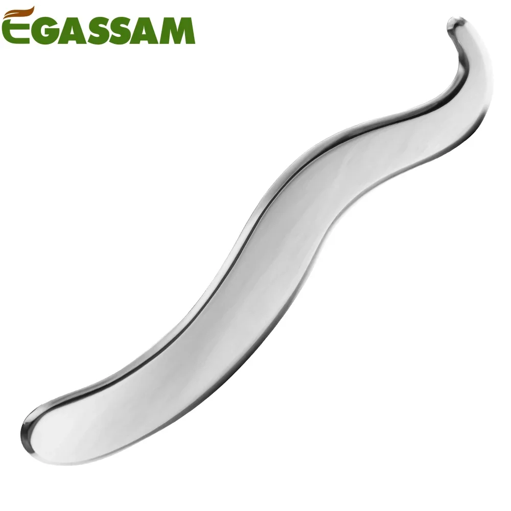 

Stainless Steel GuaSha Scraping Massage Tool for Soft Tissue, Physical Therapy Stuff Used for Back, Legs, Arms, Neck, Shoulder