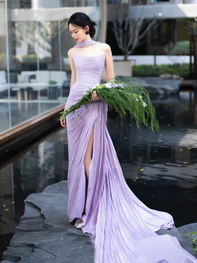 Ele Wedding Dr Abendkleid Damen Sle Super Fairy T Brautkleid Design Reise Photoaphy Luxus Trinker...