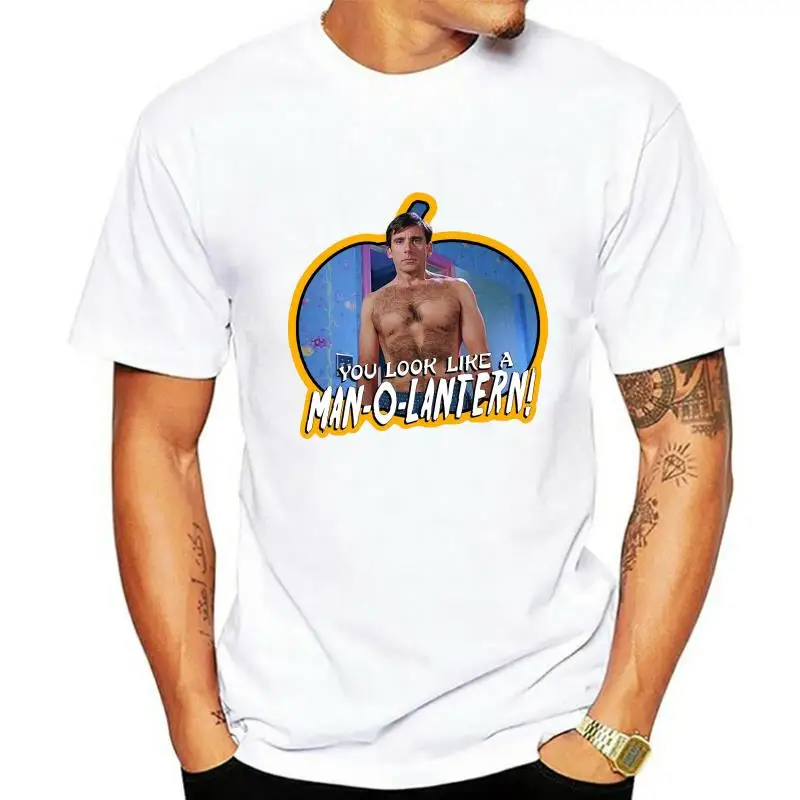 00 Comedy Classic 40 Year Old Virgin Man-O-Lantern custom tee Any Size