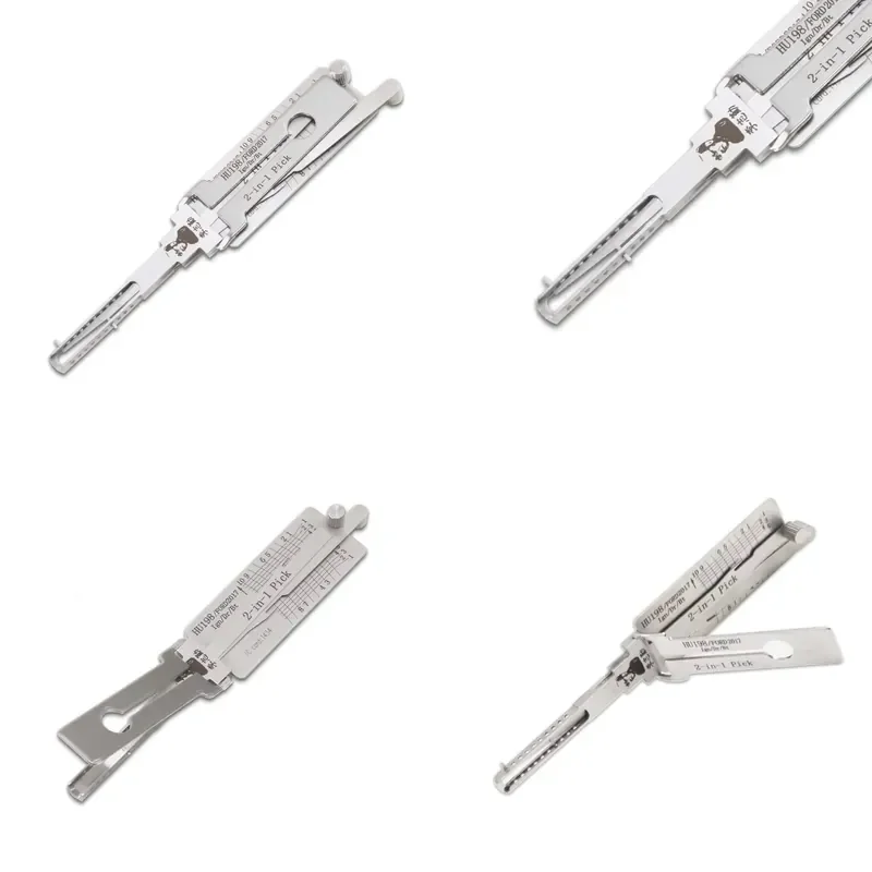 

Lishi Pick Car Lock Opening Tool Turbo Decoder Lishi HU198 for 2017 Steel Material Locksmith Supplies