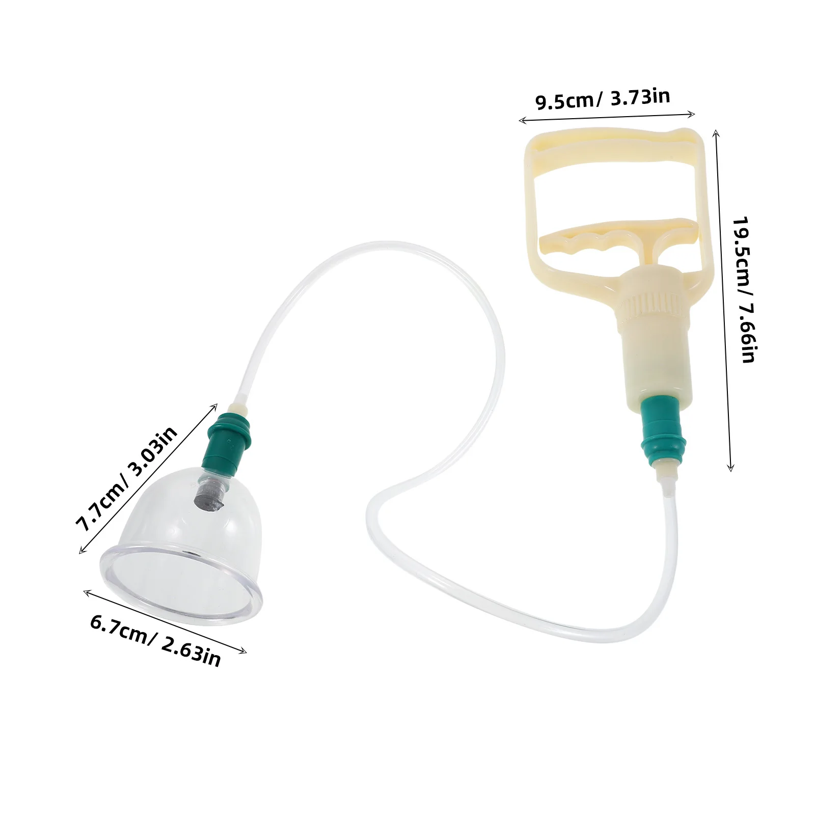 Zestaw do bańek z pompką do masażu, tradycyjna chińska terapia, usuwanie wilgoci, urządzenie do próżniowego masażu ciała, ergonomiczny kształt uchwytu.