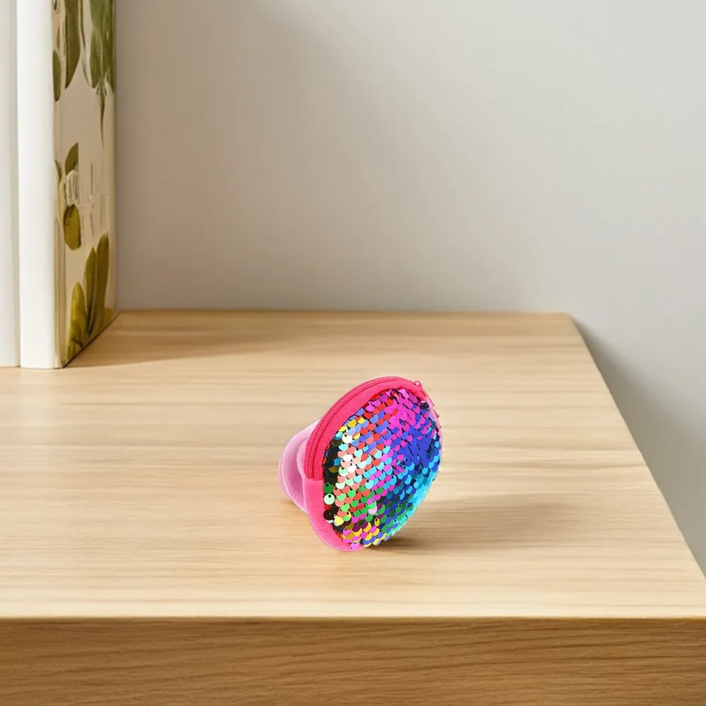 

2 шт. милых браслетов-кошельков для детей, блестящие браслеты с пайетками, держатели для монет, для подарков на день рождения, на Пасху