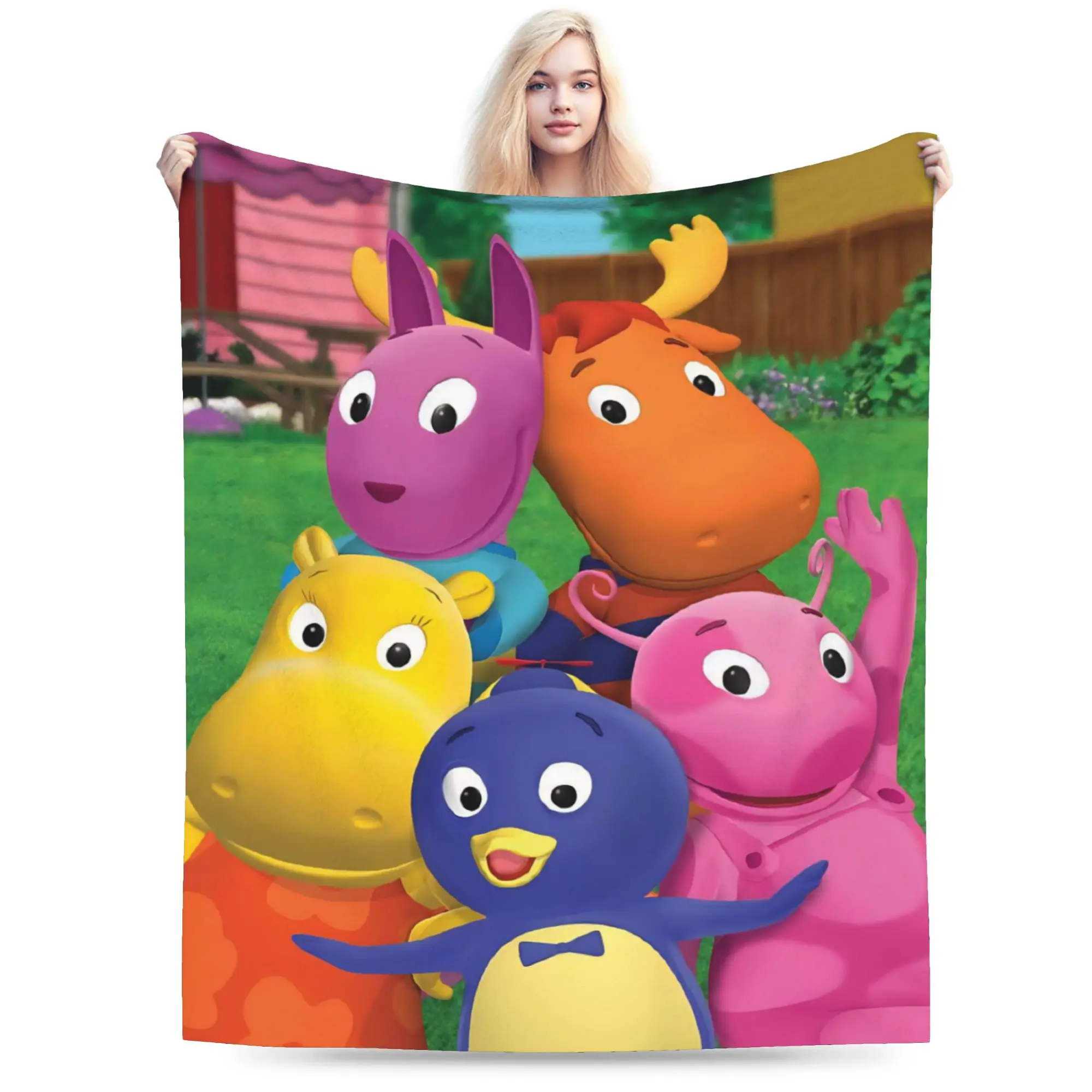 New Arrival  The Backyardigans  Blanket Soft Fleece  Relax Throw Blanket Machine Washable
