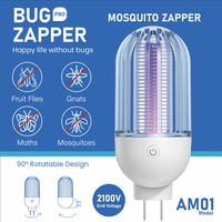 Mini Electric Mosquito Killer Lamp EU/US Plug Pest Repellent LED Light Trap Bug Zapper for Home Moth Fly Insect Killing Lamps