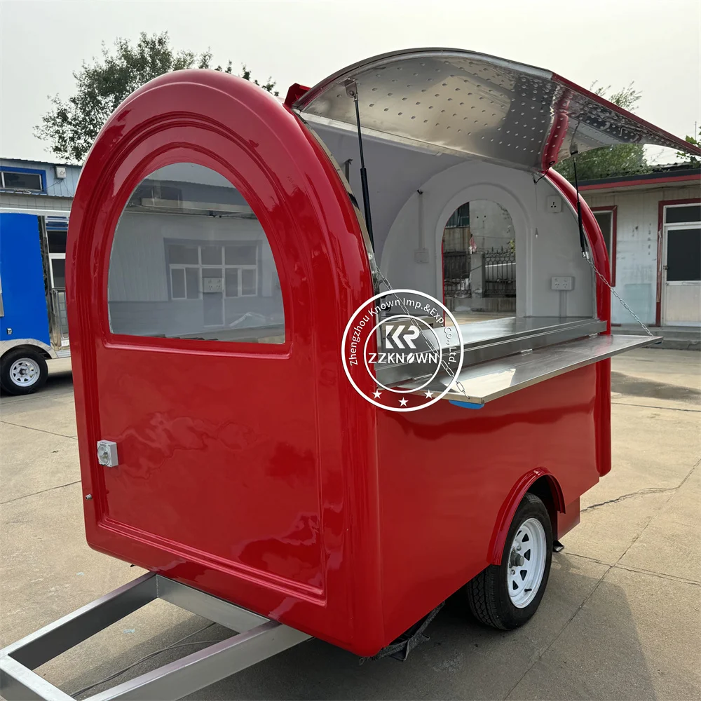 Custom Hot Dog Snack Fast Food Trailer Mobile Deep Fryer Pizza Bbq Food Truck With Full Kitchen For Sale