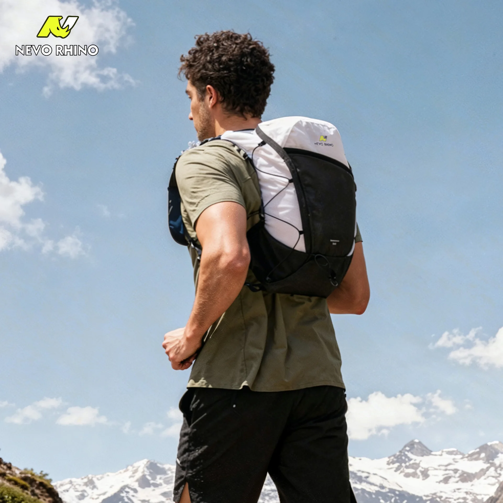 

Unisex Trail Running Vest , Lightweight Hydration Vest with 2 TPU 500ML Soft Flask, Hydration Backpack for Trail Marathon