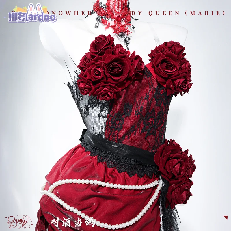 Lardoo Identity V Marie Bloody Queen Cosplay Costume Cos Game Anime Party Uniform Hallowen Play Role Clothes Clothing