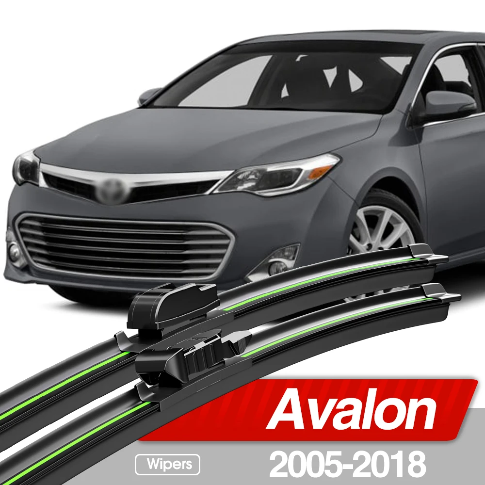 

For Toyota Avalon 2005-2018 Front Windshield Wiper Blades 2pcs Windscreen Window Accessories 2006 2008 2009 2012 2013 2016 2017