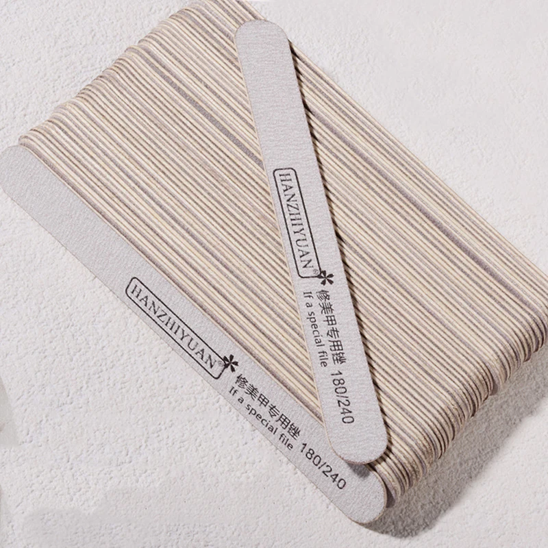 عازل صنفرة أظافر خشبي ، ورق صنفرة ، ملمع جل بالأشعة فوق البنفسجية ، مانيكير ، باديكير ، أداة أظافر ، ، ، من من من من من من من من الخشب ، 10 #3