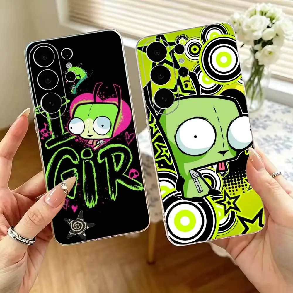 Hot Madness Invader Z-Zim Gir   Phone Case Silicone Soft for Samsung S25,S24,S21,S22,S23,S30,Ultra,S20,Plus,Fe,Lite,Note,10Cover
