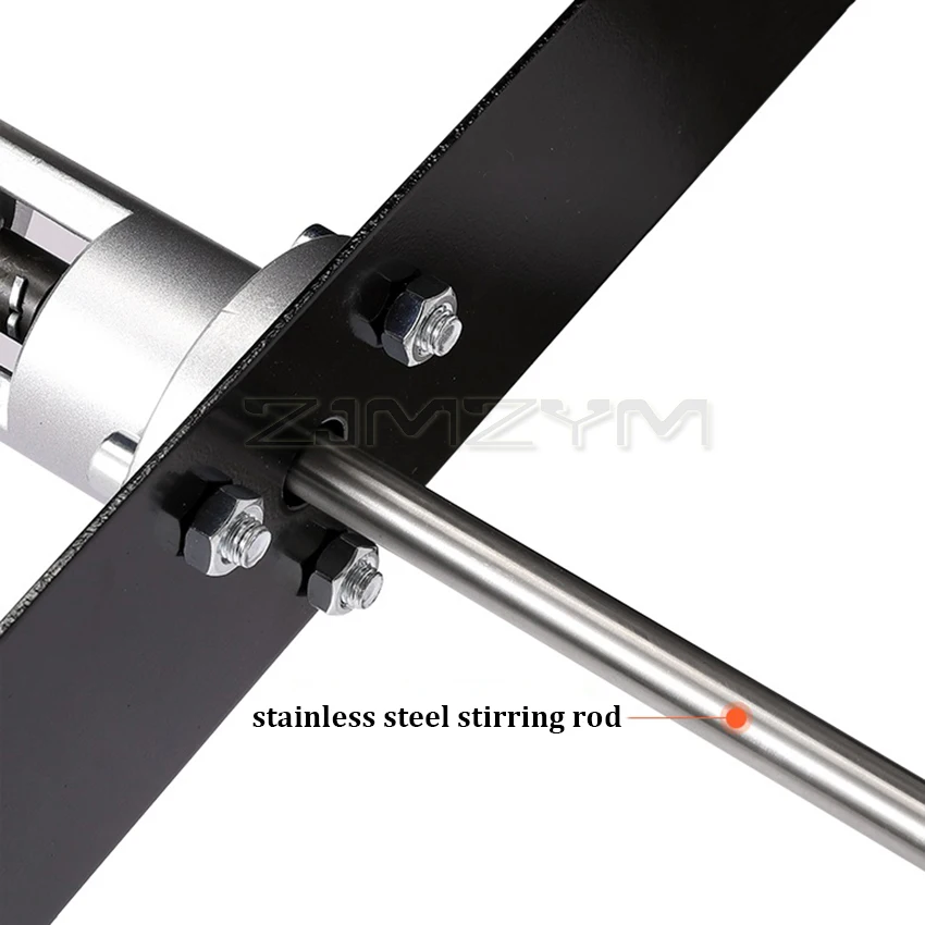 Imagem -03 - Máquina Pneumática do Misturador do Agitador Velocidade Ajustável Misturador da Pintura Agitador Líquido do Laboratório 200 Tanque 400l 502800rpm