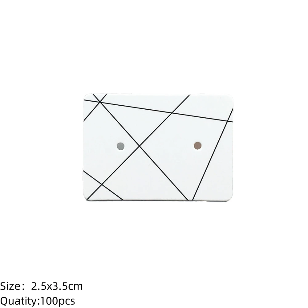 100PCS Earring Display Cards for Small Business Packaging