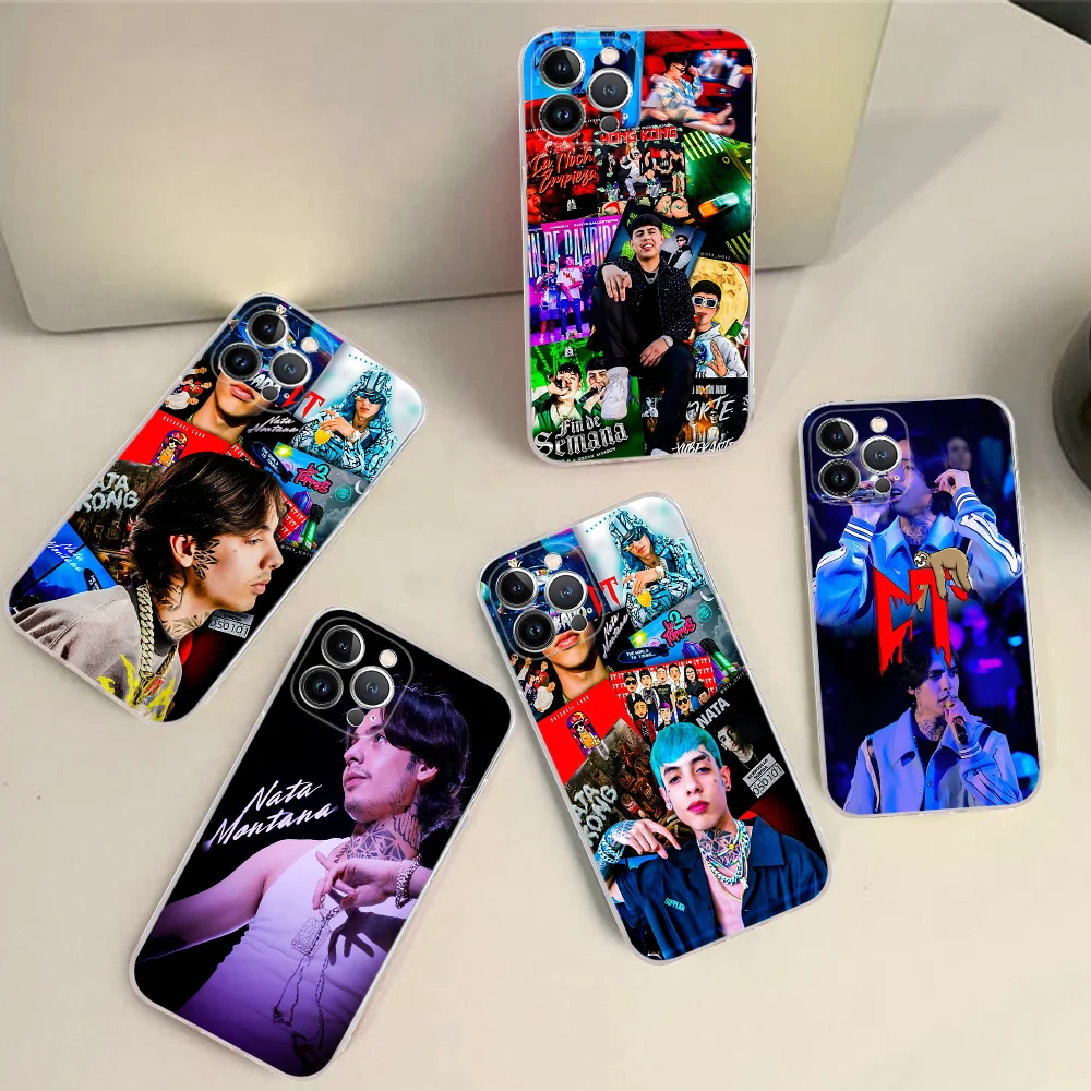 N-Natanael C-Cano Rapper CT Phone Case Silicone Soft For Iphone 16 15 14 13 12 11 Pro Mini XS MAX Plus X Cover