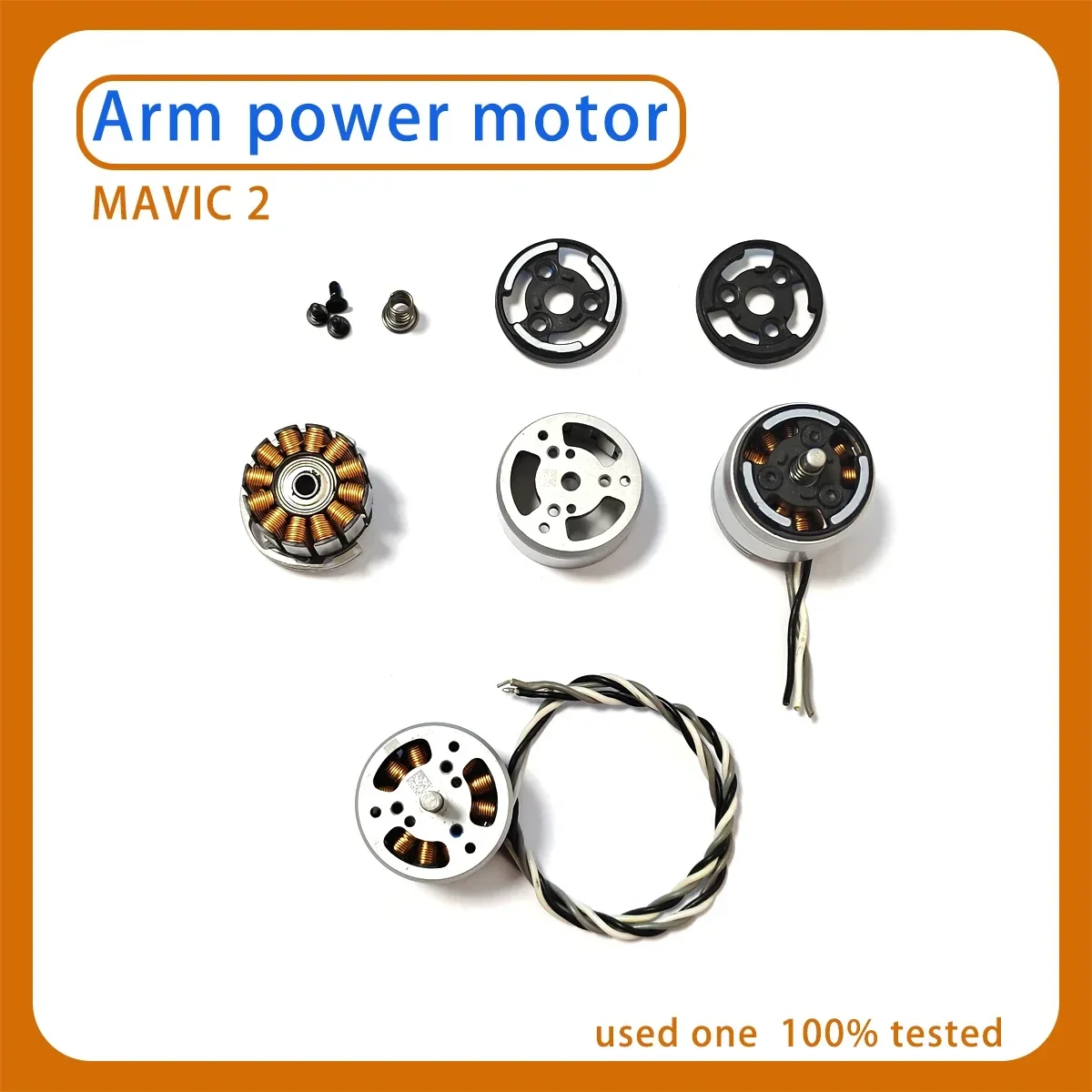 Original Mavic 2pro/Zoom power motor, magnetic ring, bearing, coil, and propeller mount are suitable for DJI Mavic 2 maintenance